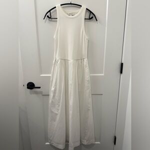 ON 34th White Spring Tank Midi Dress